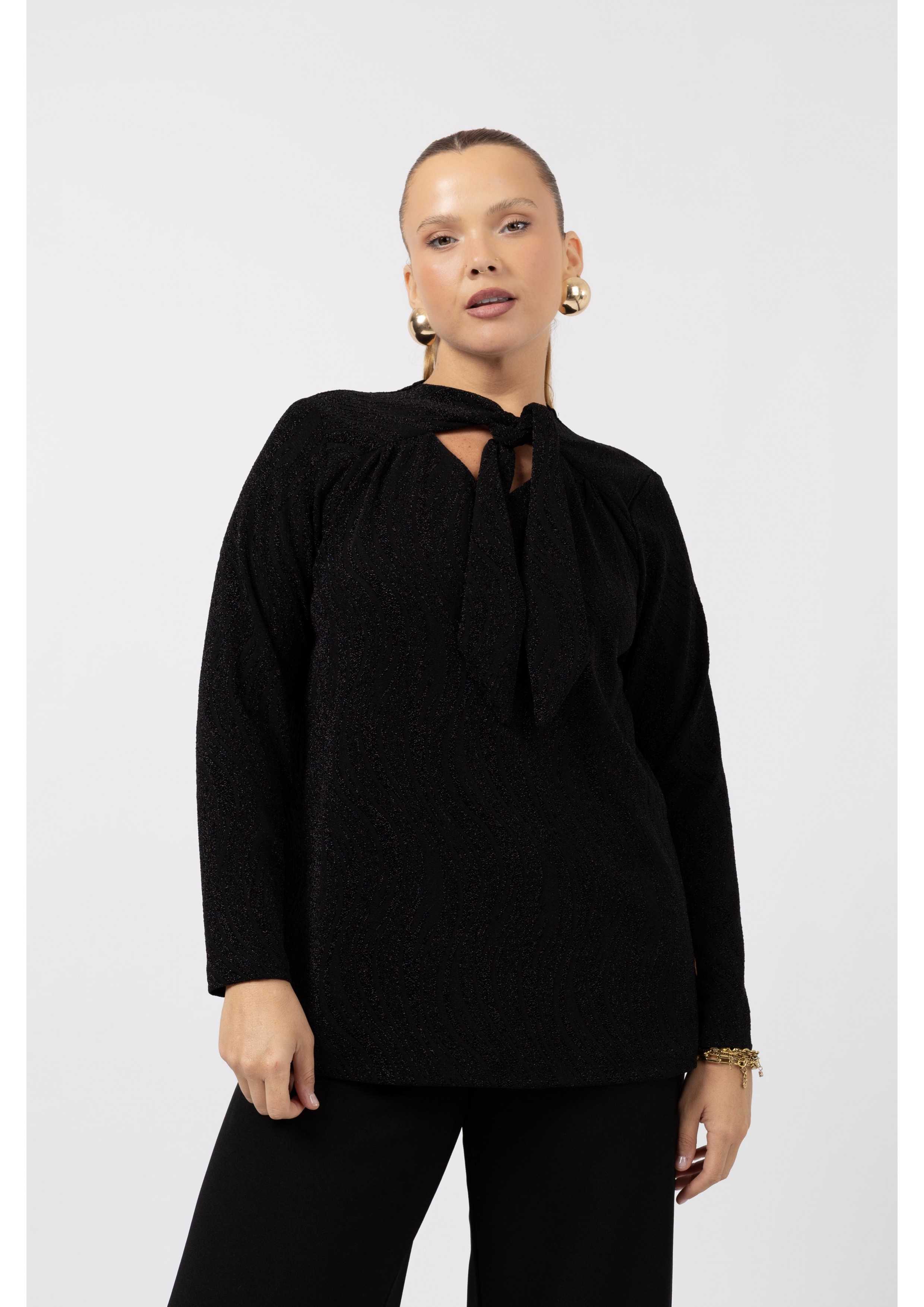 Plain Knit Tunic Autumn...