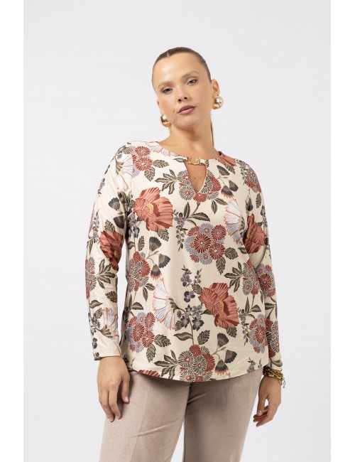 Tunique en maille imprimée...