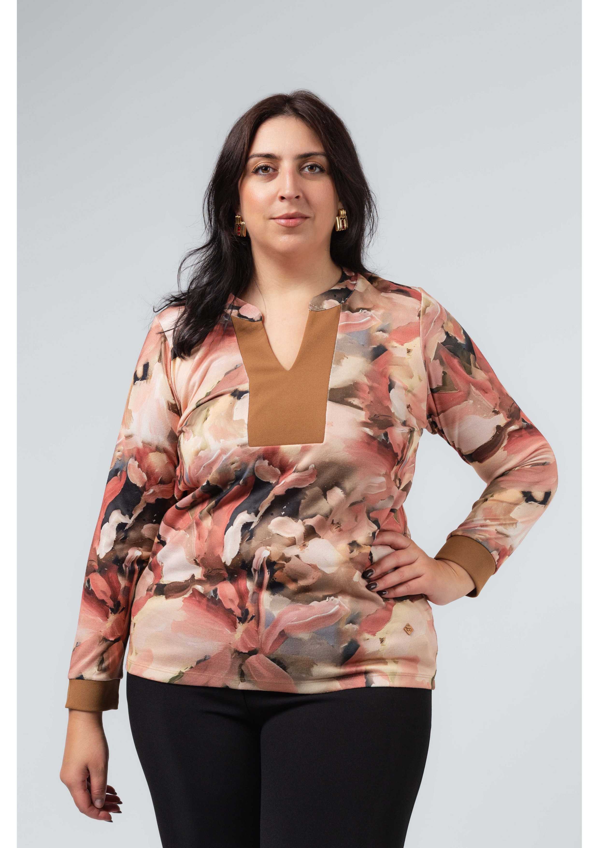 251146 - Camisola em malha...