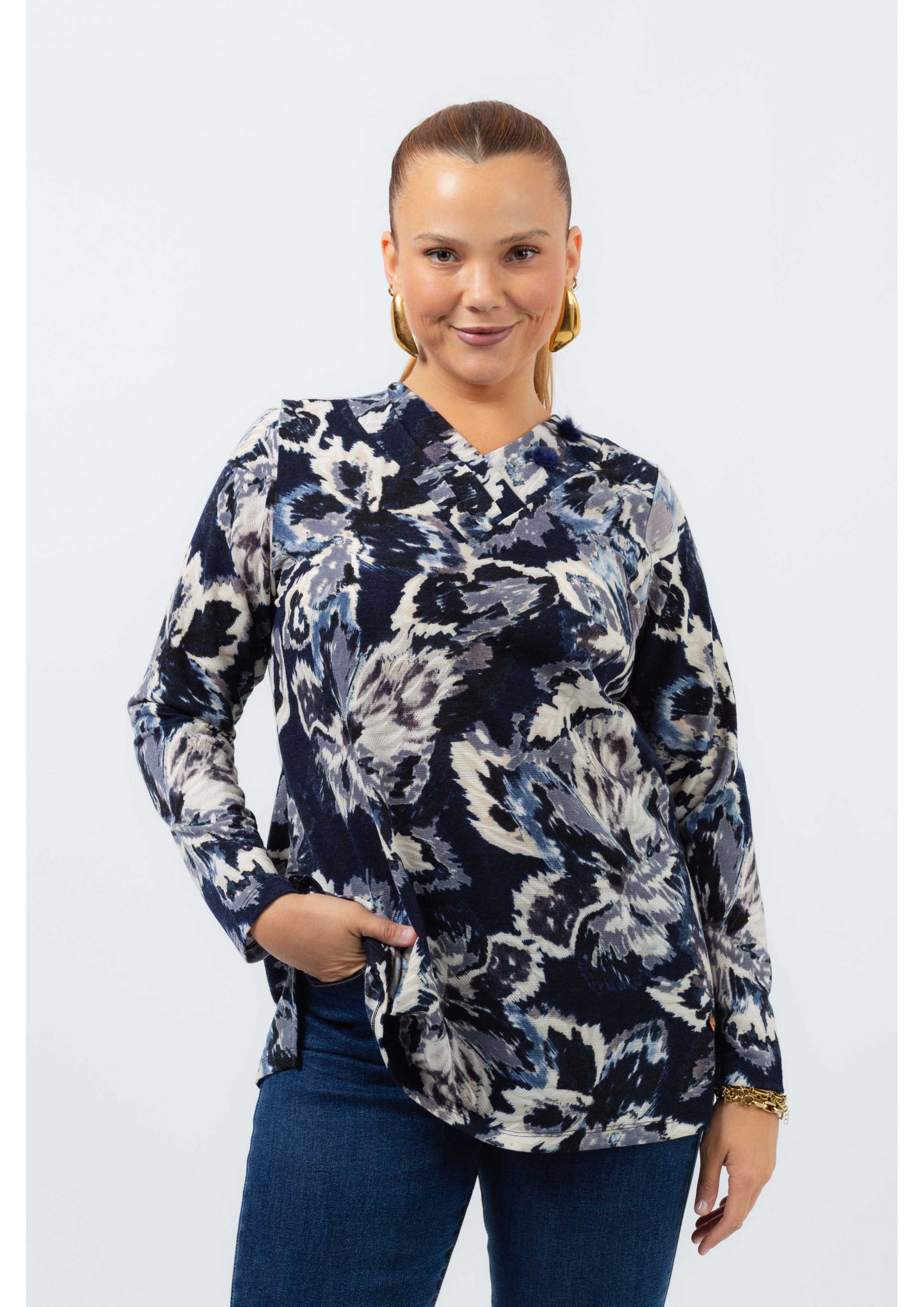 251150 - Túnica em malha...