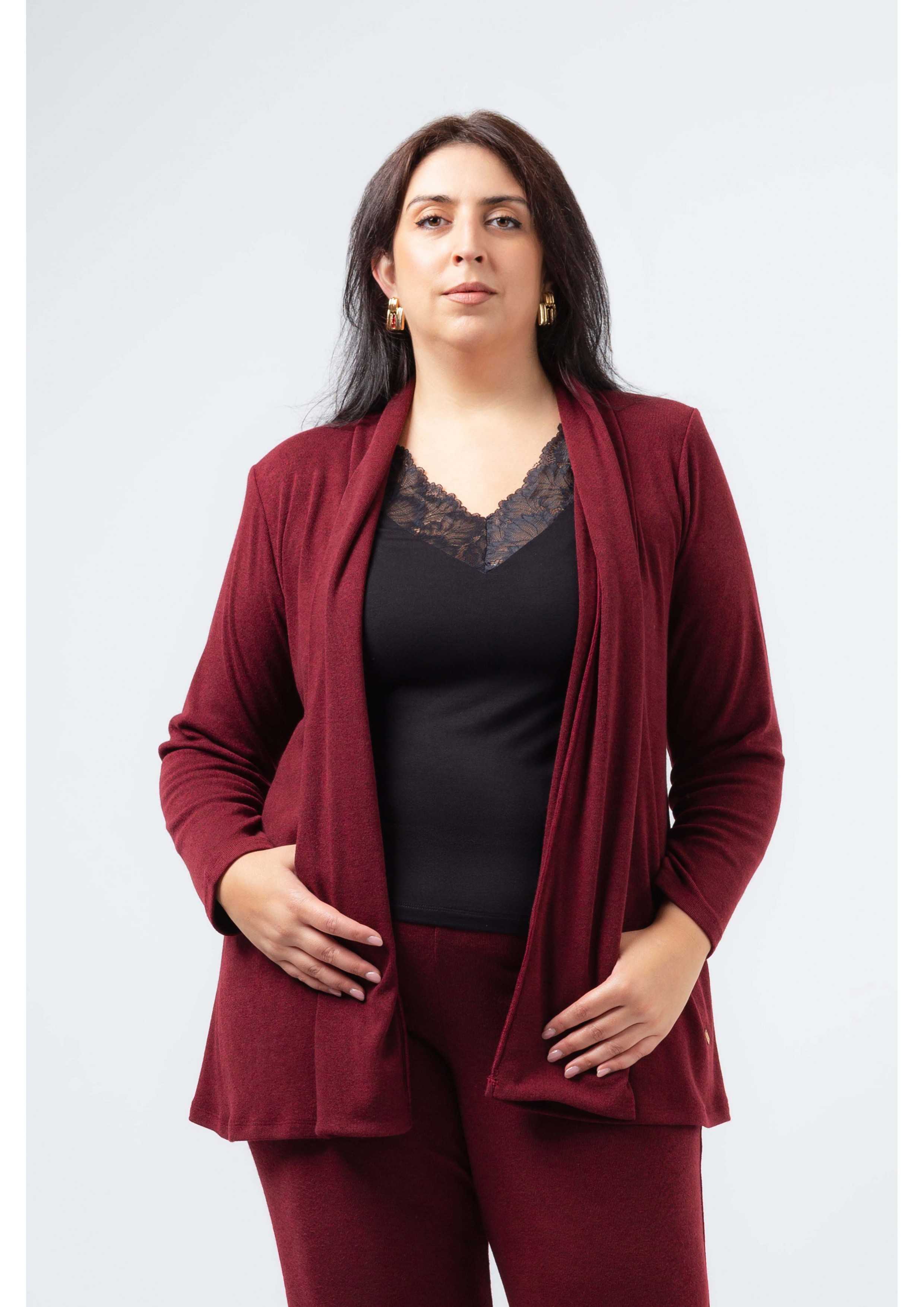 258037 - Casaco em malha...