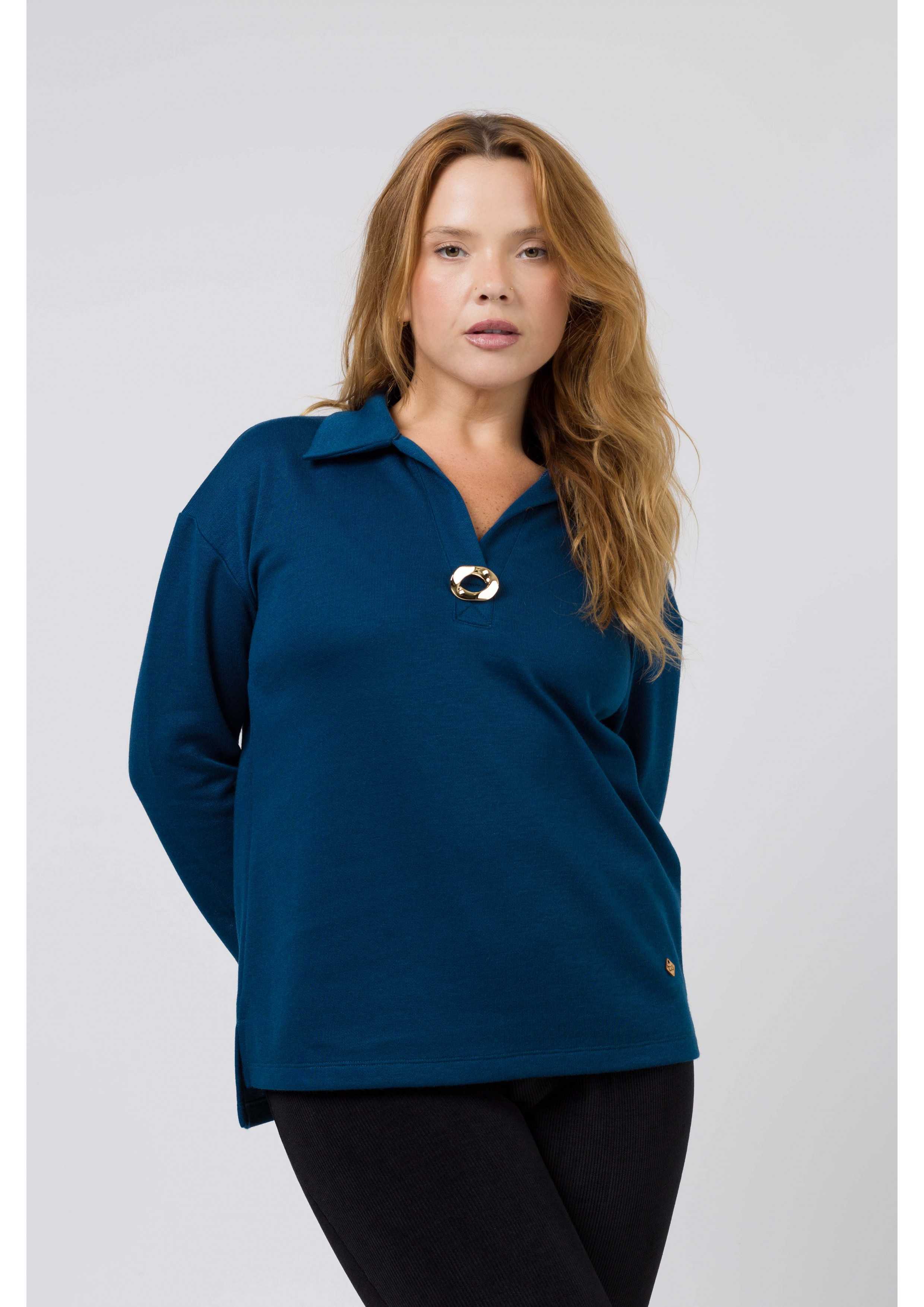 251154 - Polo em malha lisa...