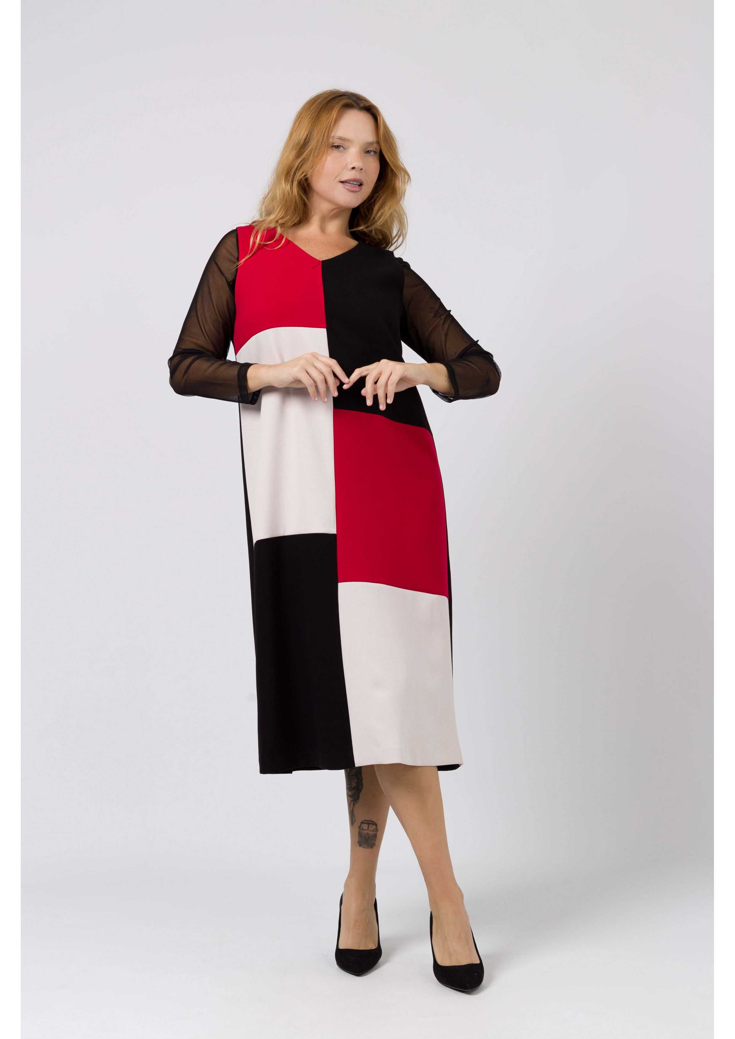 256070 - Vestido em malha...