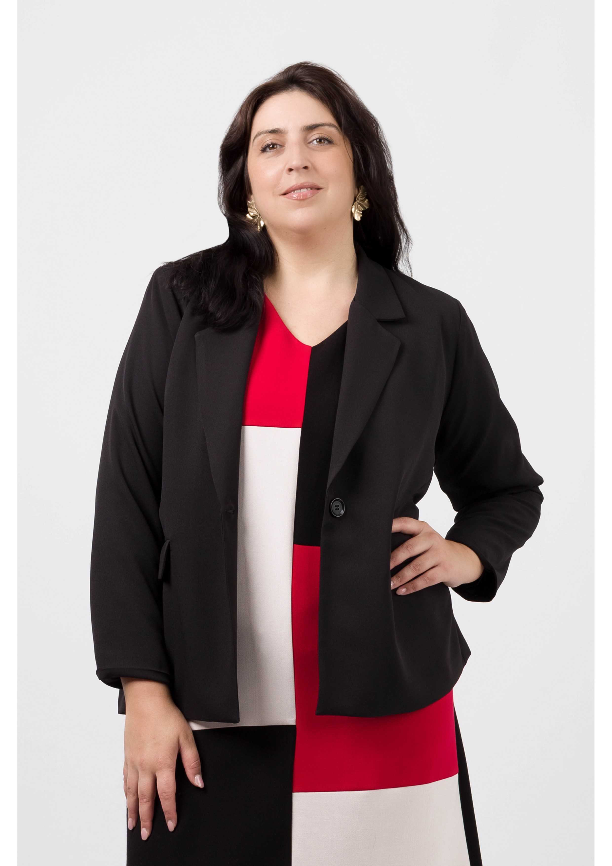 258039 - Blazer em tecido...