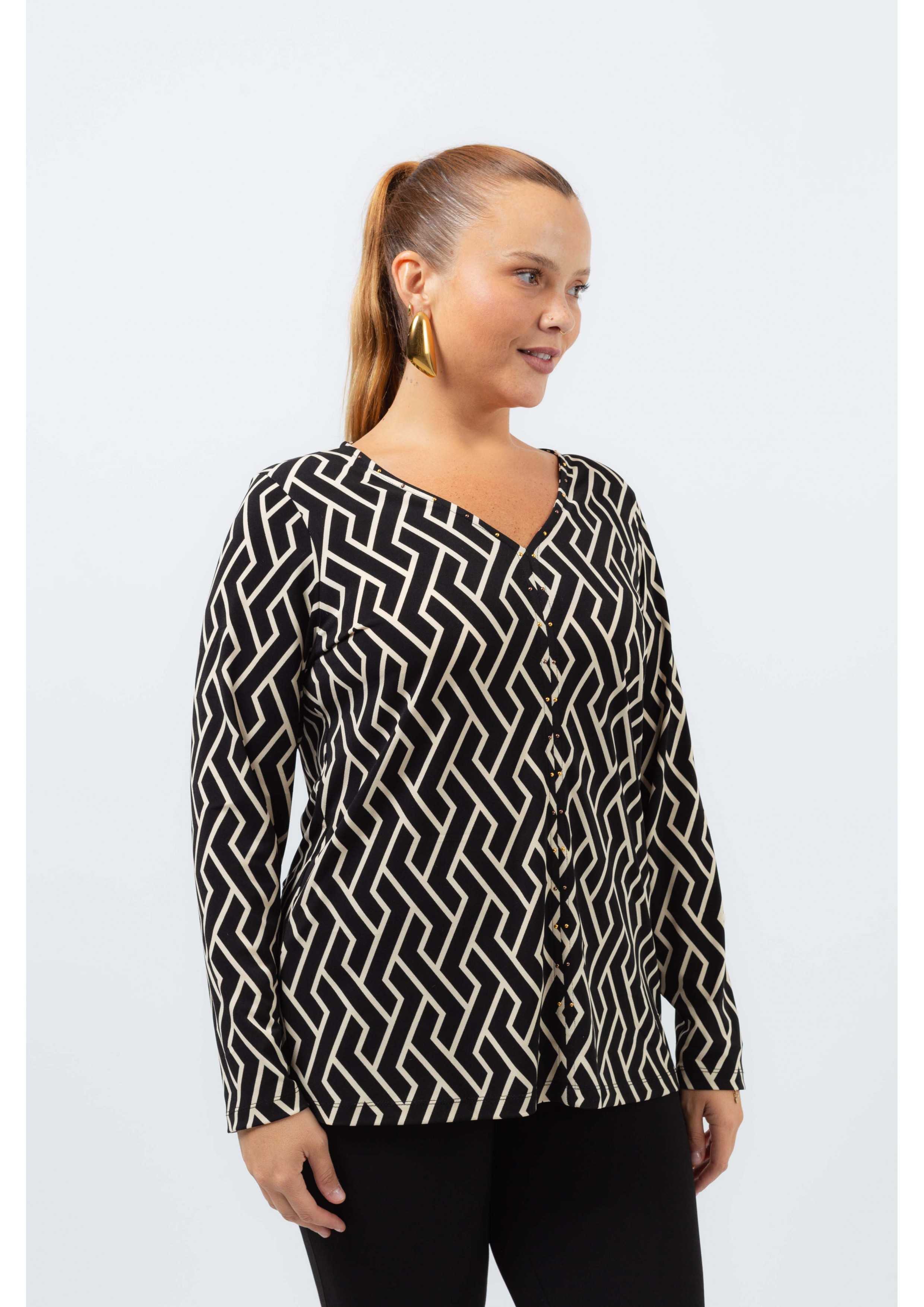 251165 - Túnica em malha...