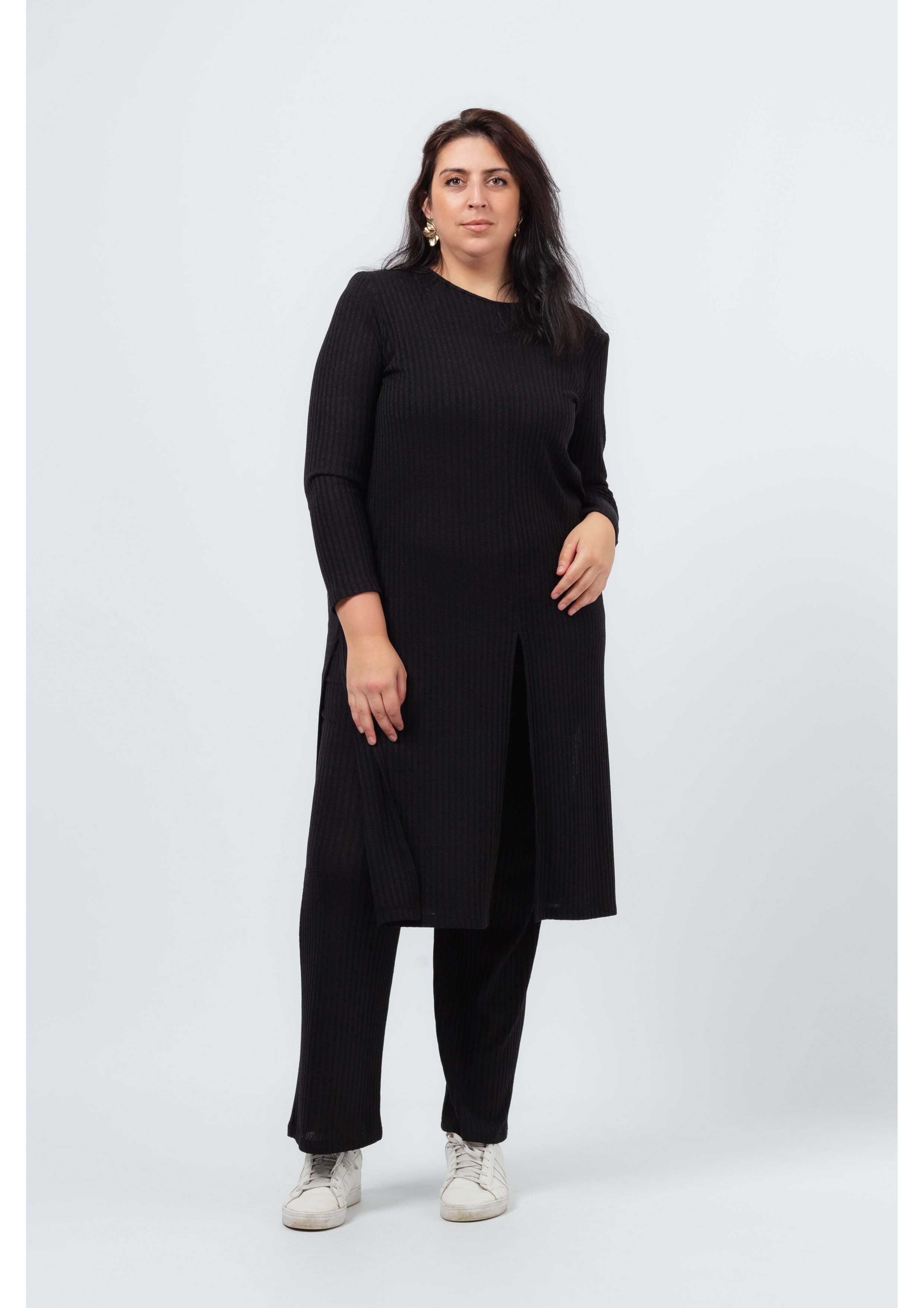 Plain Knit Set Autumn...