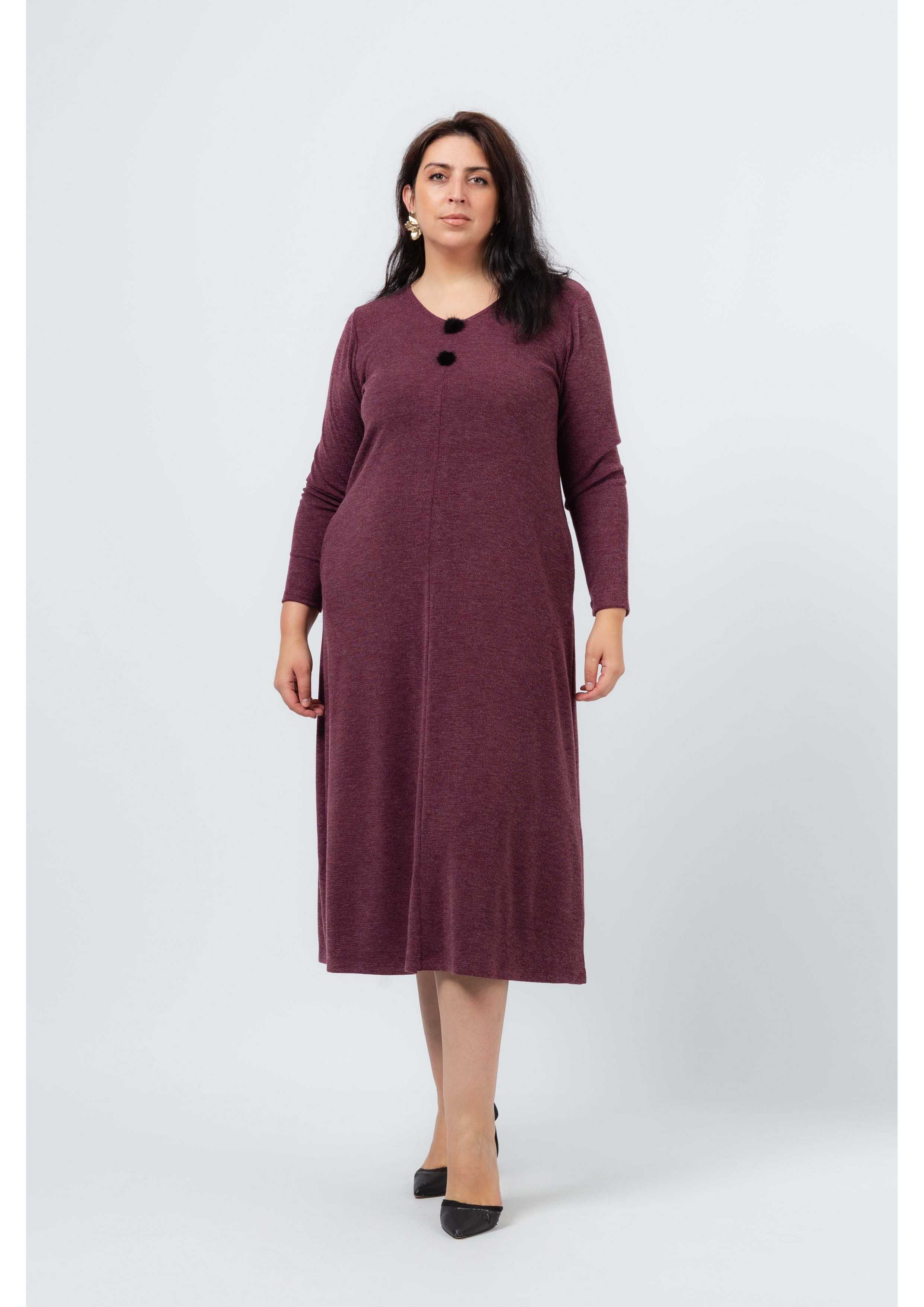 256080 - Vestido em malha...