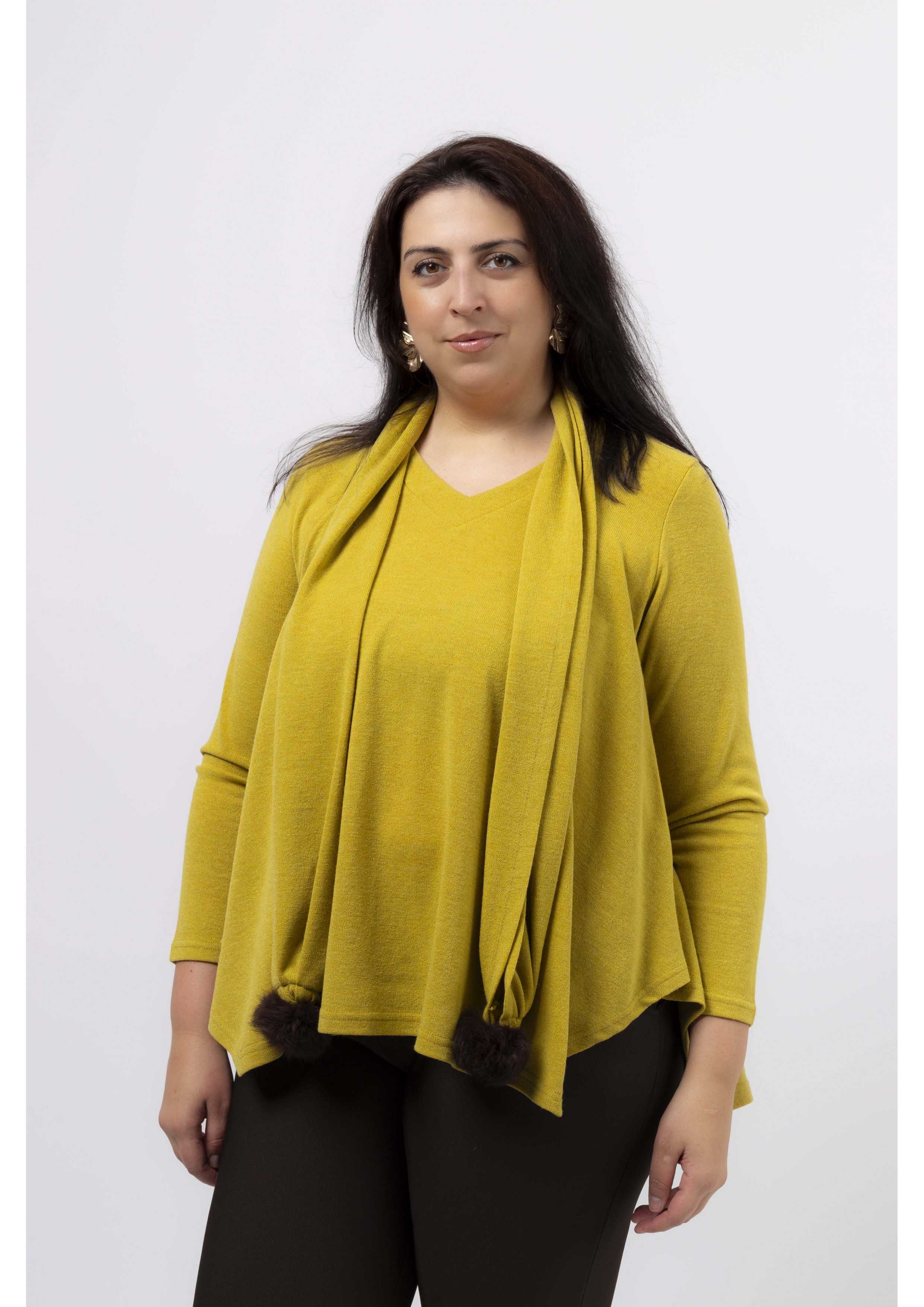 251177 - Túnica malha lisa...