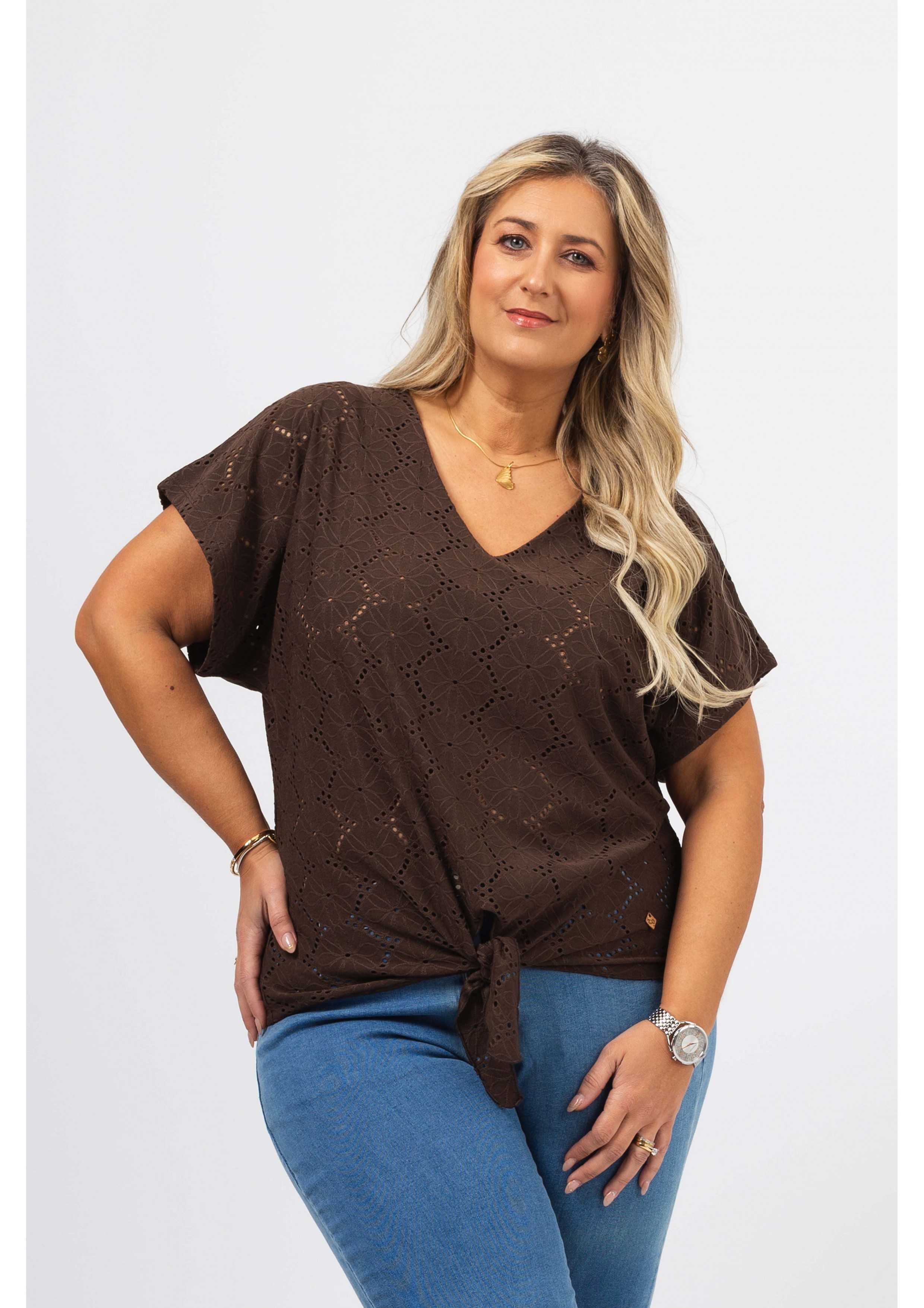 251207 - Plain Knit Sweater Spring Summer Collection Plus Sizes for wholesale by Teresa Cardoso Oliveira